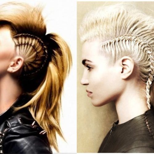 Teased Long Hair Mohawk Hairstyles (Photo 12 of 20)