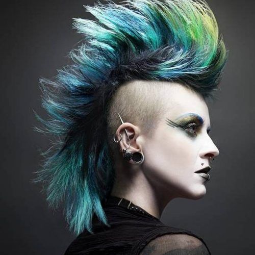Punk Mohawk Updo Hairstyles (Photo 18 of 20)