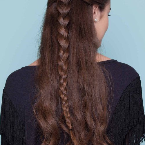 Braided Millennial-Pink Pony Hairstyles (Photo 18 of 20)