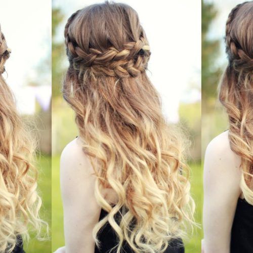 Curled Half-Up Hairstyles (Photo 1 of 20)
