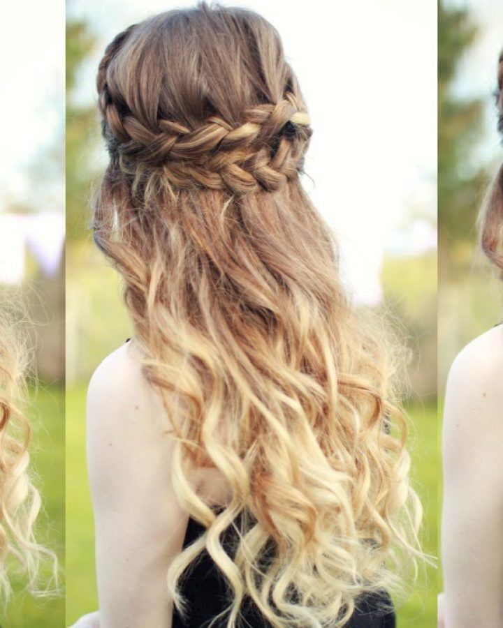 20 Inspirations Curled Half-up Hairstyles