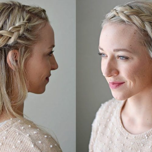 No-Pin Halo Braided Hairstyles (Photo 10 of 20)