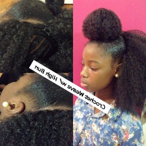 Updo Hairstyles For Natural Hair With Weave (Photo 14 of 15)