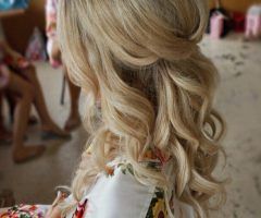 15 Inspirations Half Up Wedding Hairstyles for Bridesmaids