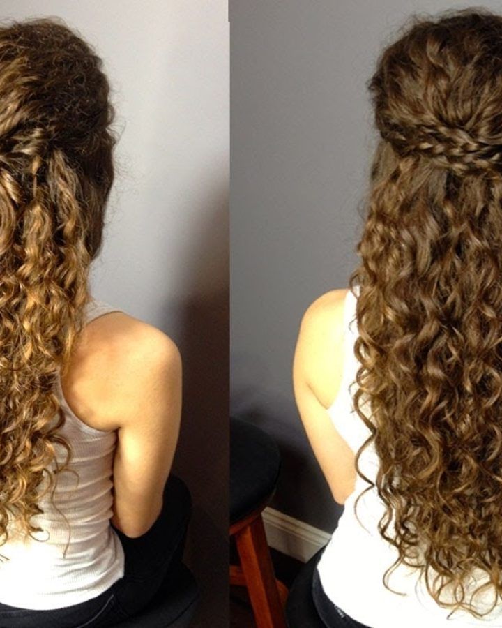 15 Photos Half Curly Updo Hairstyles