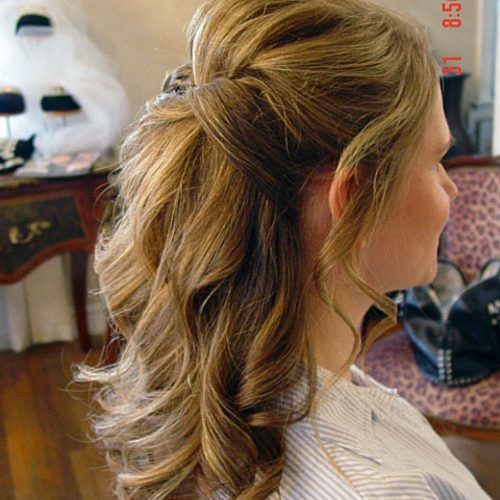 Half Up Half Down Updo Hairstyles (Photo 2 of 15)