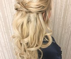 15 Best Collection of Wedding Half Updo Hairstyles