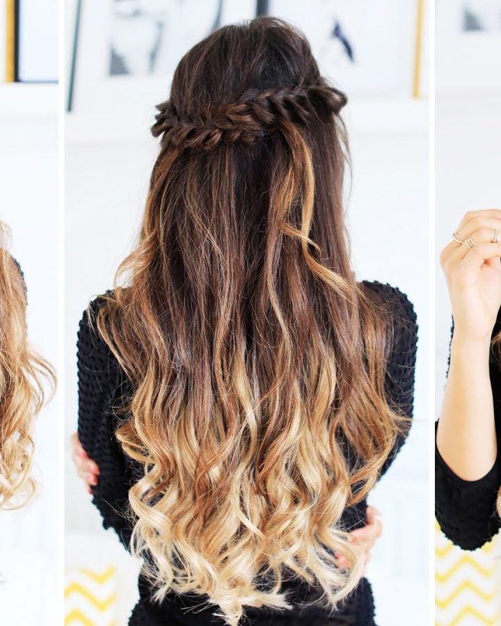 15 Best Half-updo with Long Freely-hanging Braids