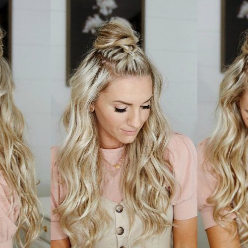 Braided Topknot Hairstyles With Beads (Photo 1 of 20)