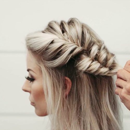 Messy Side Fishtail Braid Hairstyles (Photo 8 of 20)