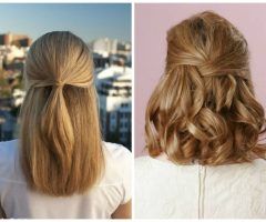 15 Photos Half Updo Hairstyles for Medium Length Hair
