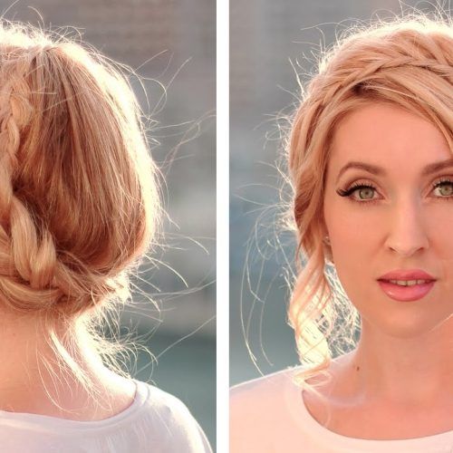 Braided Crown Updo Hairstyles (Photo 5 of 15)