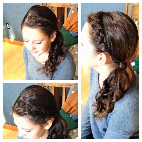 Braided Headband And Twisted Side Pony Hairstyles (Photo 7 of 20)
