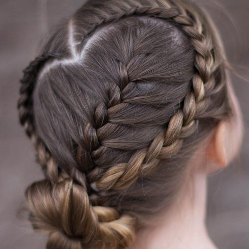 Heart-Shaped Fishtail Under Braid Hairstyles (Photo 9 of 20)