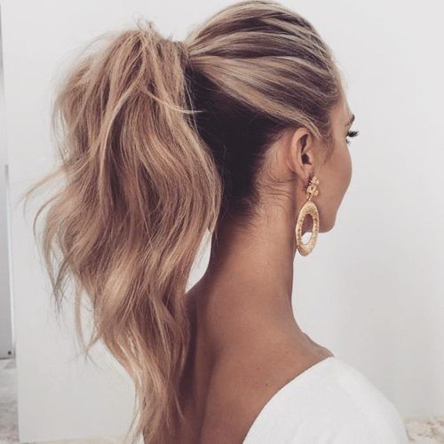 Textured Ponytail Hairstyles (Photo 5 of 20)