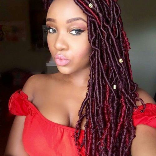 Braided Cornrows Loc Hairstyles For Women (Photo 7 of 15)