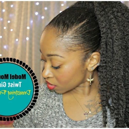 Straight High Ponytail Hairstyles With A Twist (Photo 7 of 20)