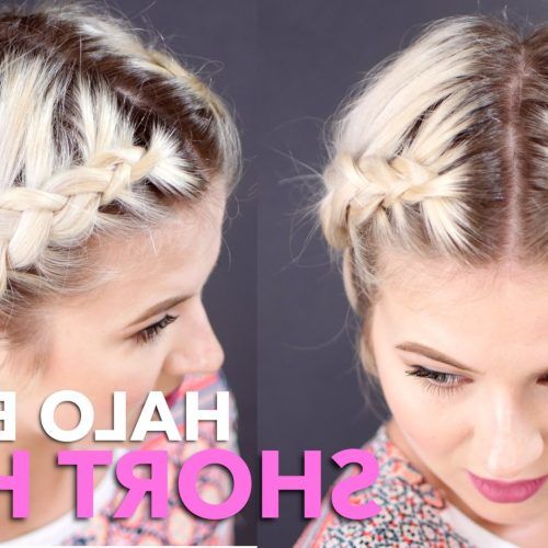 Faux Halo Braided Hairstyles For Short Hair (Photo 7 of 20)
