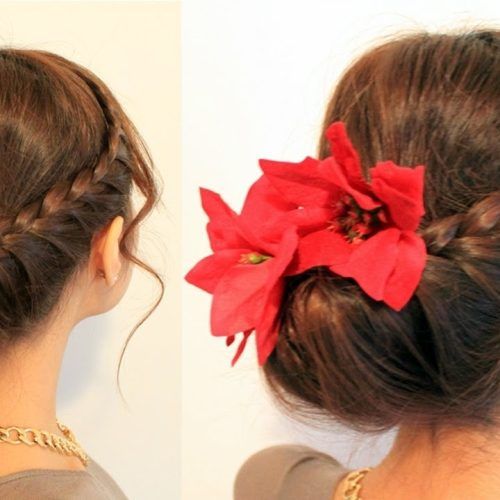 Braided Updo Hairstyles For Medium Hair (Photo 13 of 15)