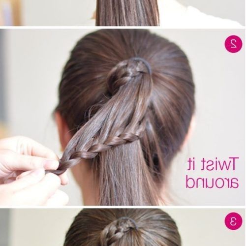 Three Braids To One Ponytail Hairstyles (Photo 15 of 20)