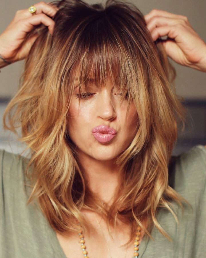 20 Ideas of Fringe Hairstyles with Beachy Vibes
