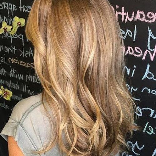Honey Kissed Highlights Curls Hairstyles (Photo 11 of 20)