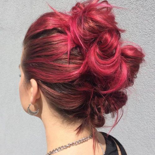 Hot Red Mohawk Hairstyles (Photo 13 of 20)