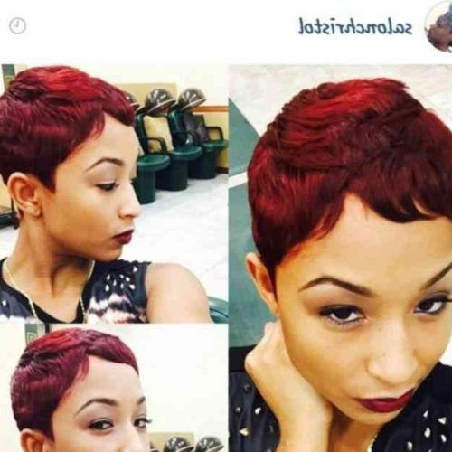 Fire Red Short Hairstyles (Photo 13 of 20)
