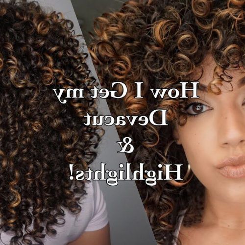 Soft Highlighted Curls Hairstyles With Side Part (Photo 4 of 20)