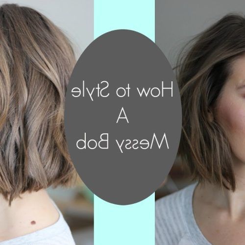 Side-Parted Messy Bob Hairstyles For Wavy Hair (Photo 10 of 20)
