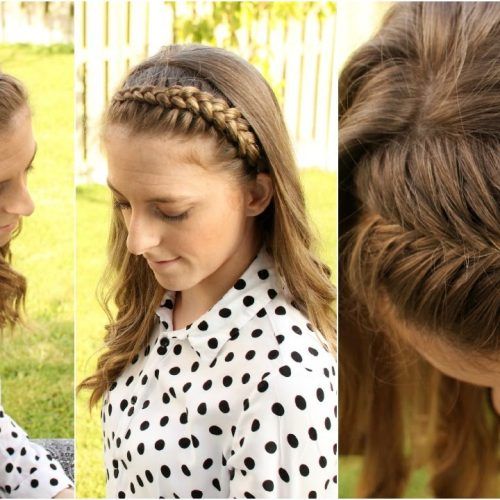 Teased Prom Updos With Cute Headband (Photo 17 of 20)