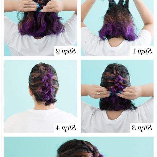 Updo Hairstyles With 2-Strand Braid And Curls (Photo 19 of 20)