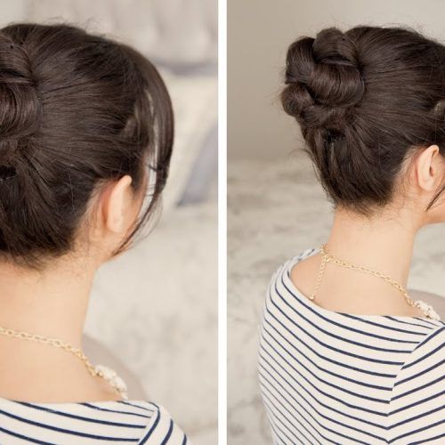 Womens Hairstyles in Well-known Cinnamon Bun Braided Hairstyles (Photo 246 of 292)