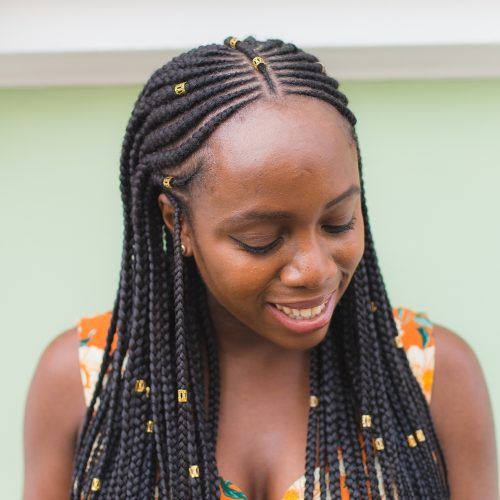 Cornrows And Senegalese Twists Ponytail Hairstyles (Photo 8 of 20)