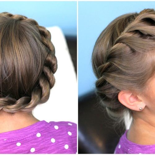 Braided Crown Updo Hairstyles (Photo 2 of 15)