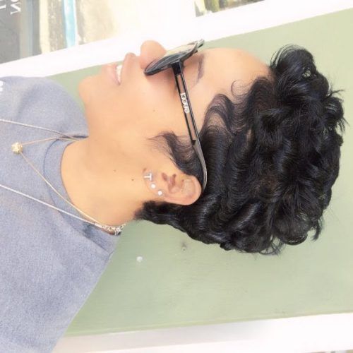 Short Black Hairstyles With Tousled Curls (Photo 19 of 20)