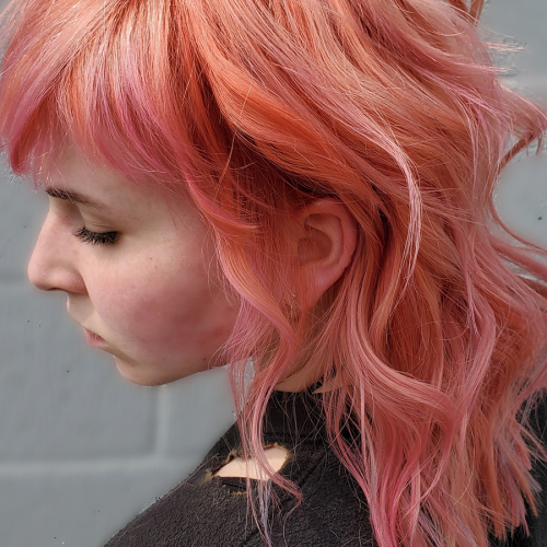 Pink Shaggy Haircuts (Photo 17 of 20)