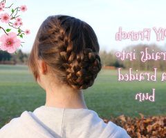 15 Collection of French Braids into Bun
