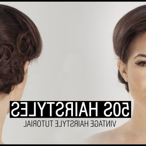 Vintage Updo Hairstyles (Photo 14 of 15)