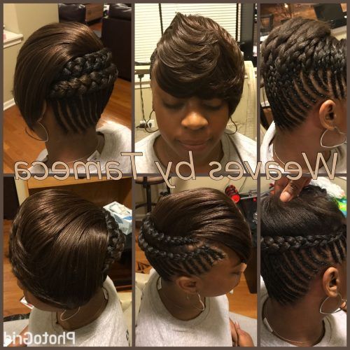 Braid And Side Bang Hairstyles (Photo 5 of 15)