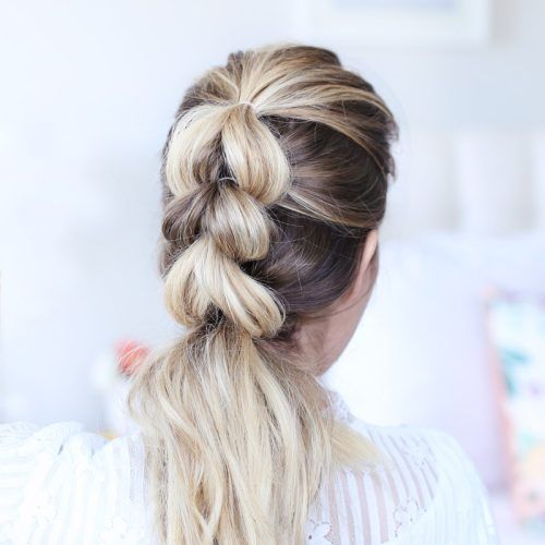 Pull-Through Ponytail Updo Hairstyles (Photo 19 of 20)