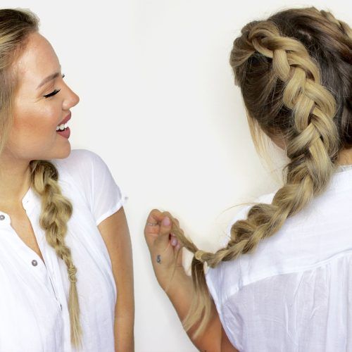Pigtails Braids With Rings For Thin Hair (Photo 4 of 15)