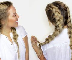 15 Best Loose Hair with Double French Braids