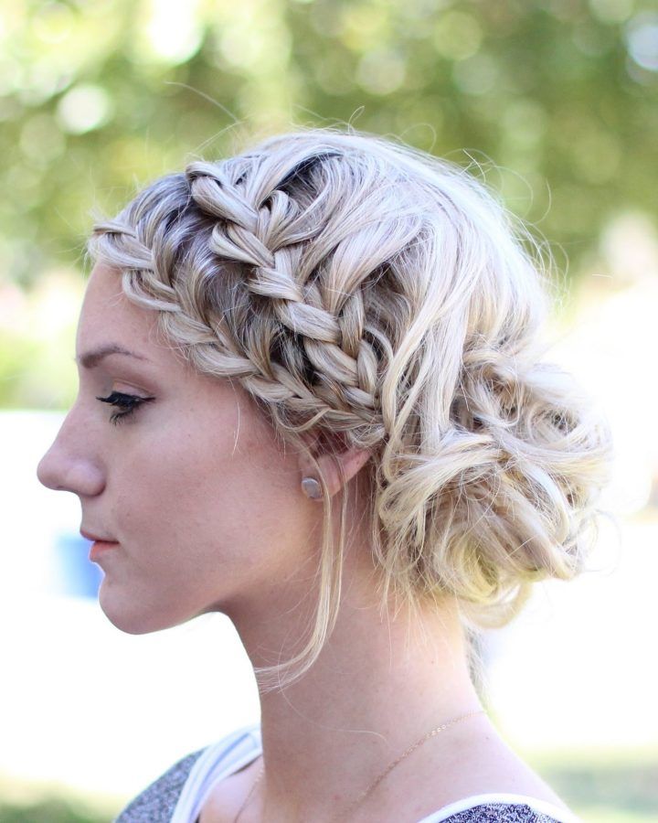 2024 Latest Double French Braid Crown Hairstyles