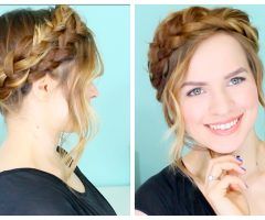 2024 Popular Braided Hairstyles with Crown