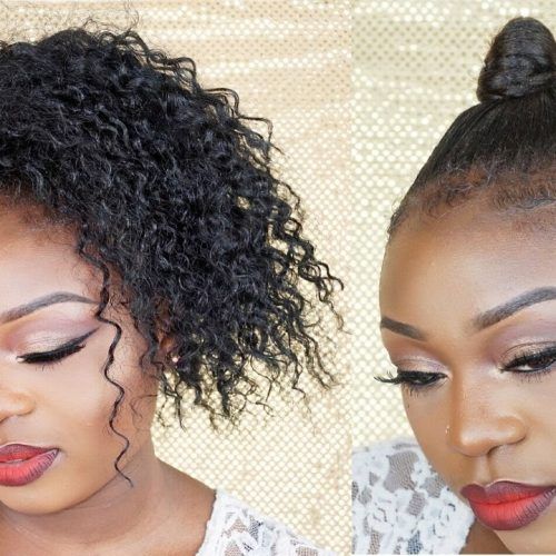 High-Top Ponytail Hairstyles With Wavy Extensions (Photo 2 of 20)