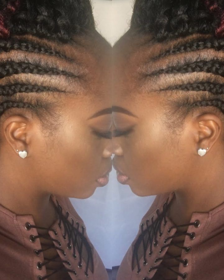15 Best Collection of Invisible Cornrows Hairstyles