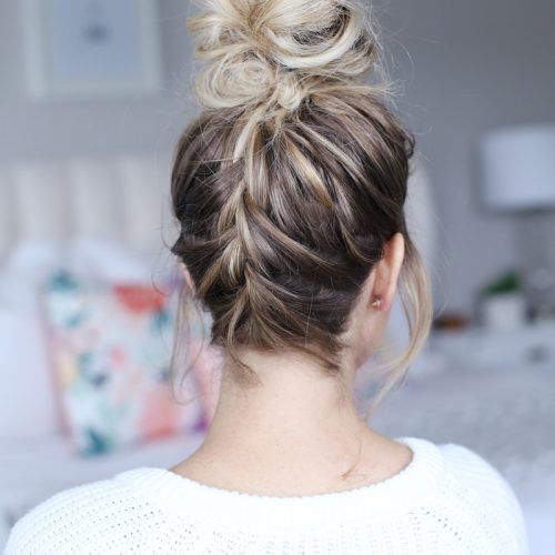 Braided Topknot Hairstyles With Beads (Photo 20 of 20)