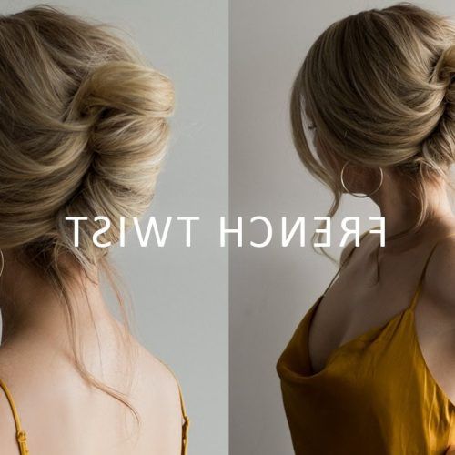 Classic French Twist Prom Hairstyles (Photo 15 of 20)