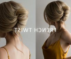 2024 Popular French Roll Prom Hairstyles